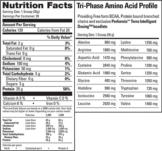 performix native iso whey