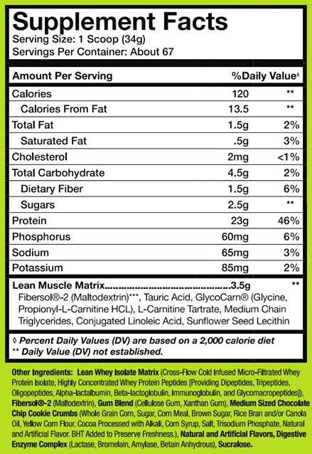 crispy cookie lean whey