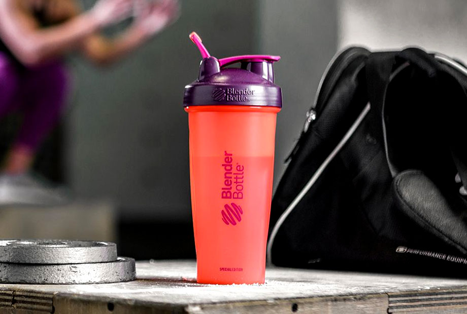 hot coral blenderbottle