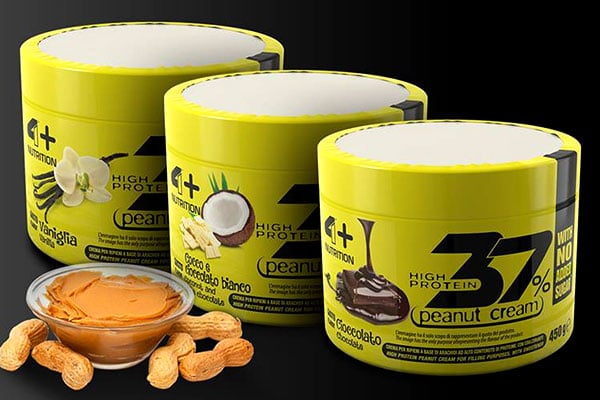 4+ high protein peanut butter