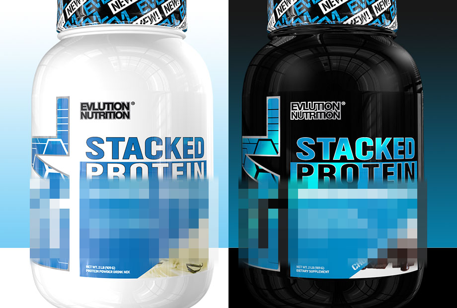 stacked protein