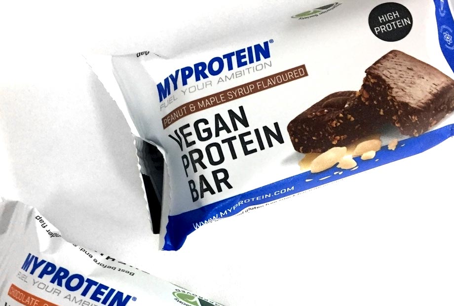 myprotein vegan protein bar