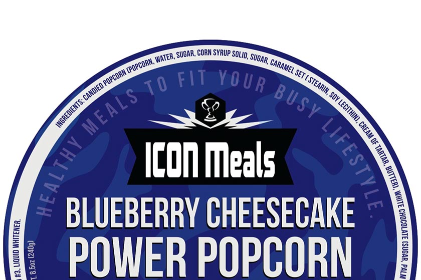 Blueberry Cheesecake Power Popcorn