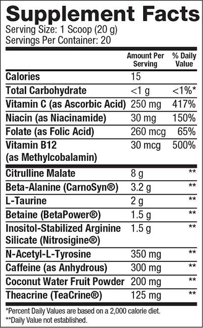 Dymatize PreWO