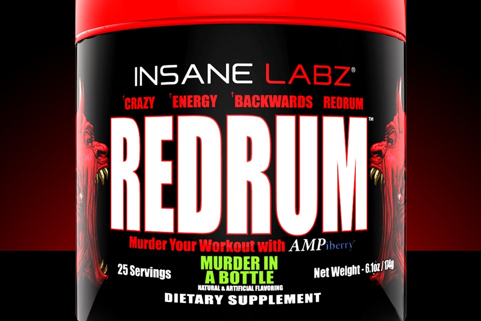 Insane Labz keeps it non-transparent for its new Redrum pre-workout.