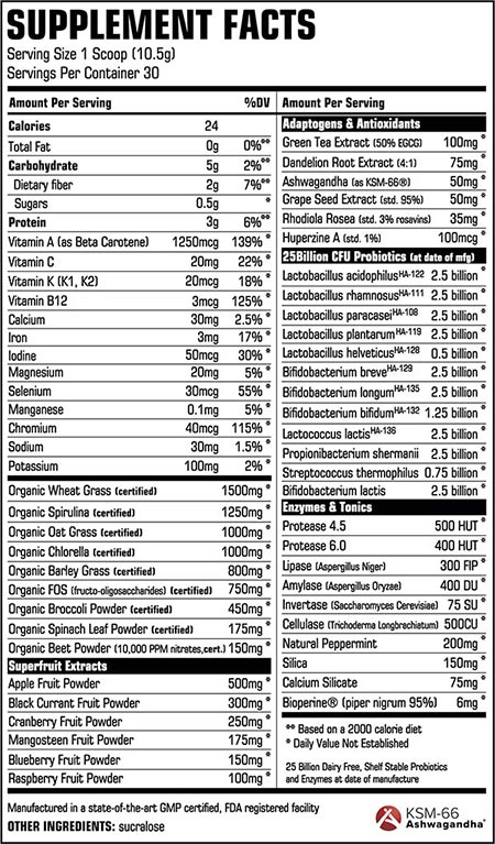 Proccor Performance Supergreens