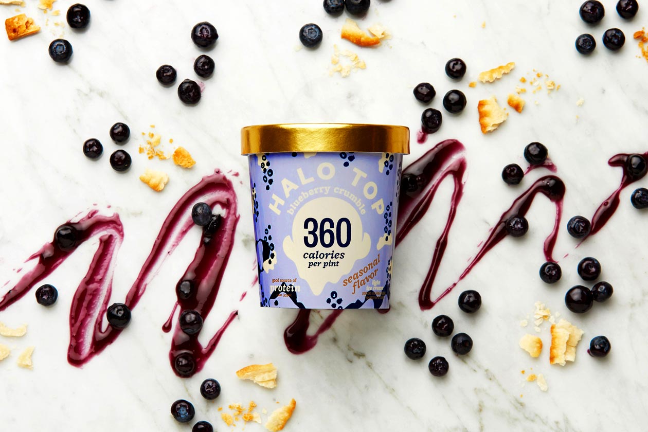 blueberry crumble halo top