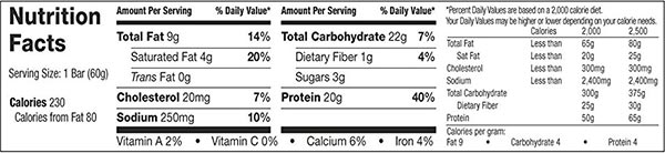 Muscletech Gronk Bar