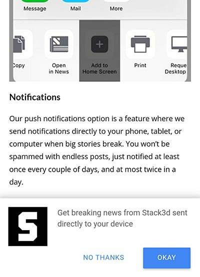 Stack3d Notifications