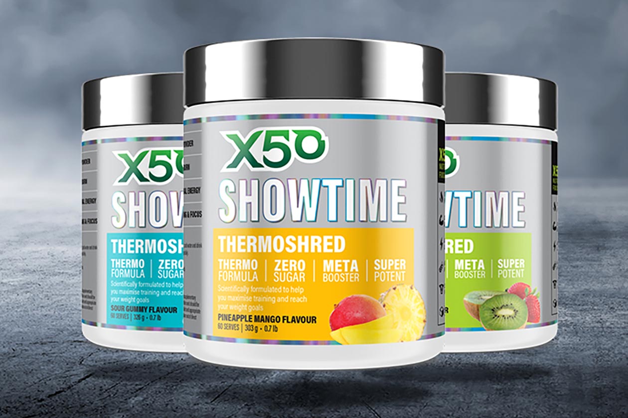 x50 showtime thermoshred