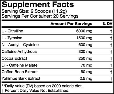 big intensity pre-workout