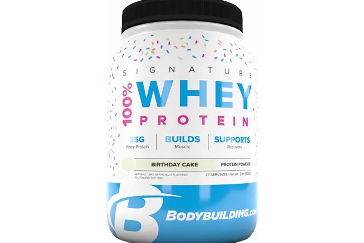 birthday cake bodybuilding whey