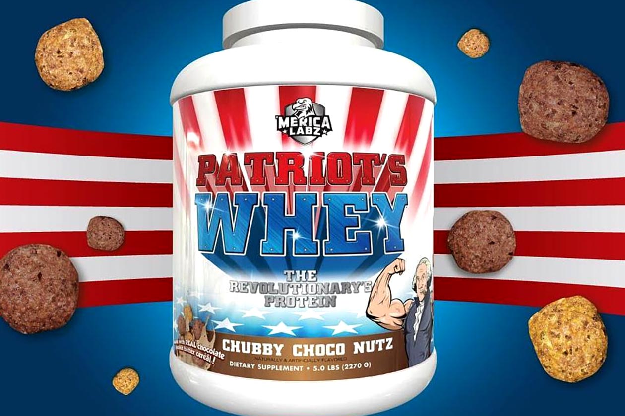 chubby choco nutz patriots whey