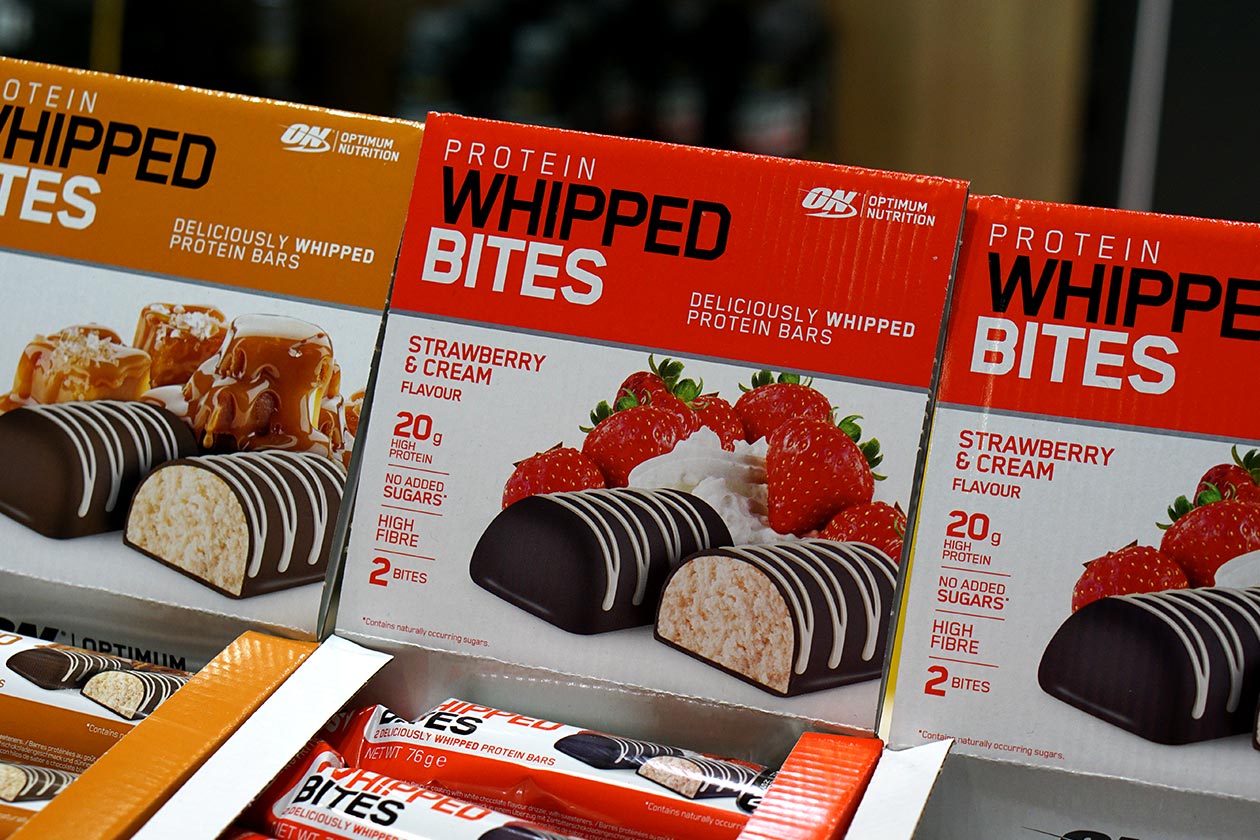 optimum protein whipped bites