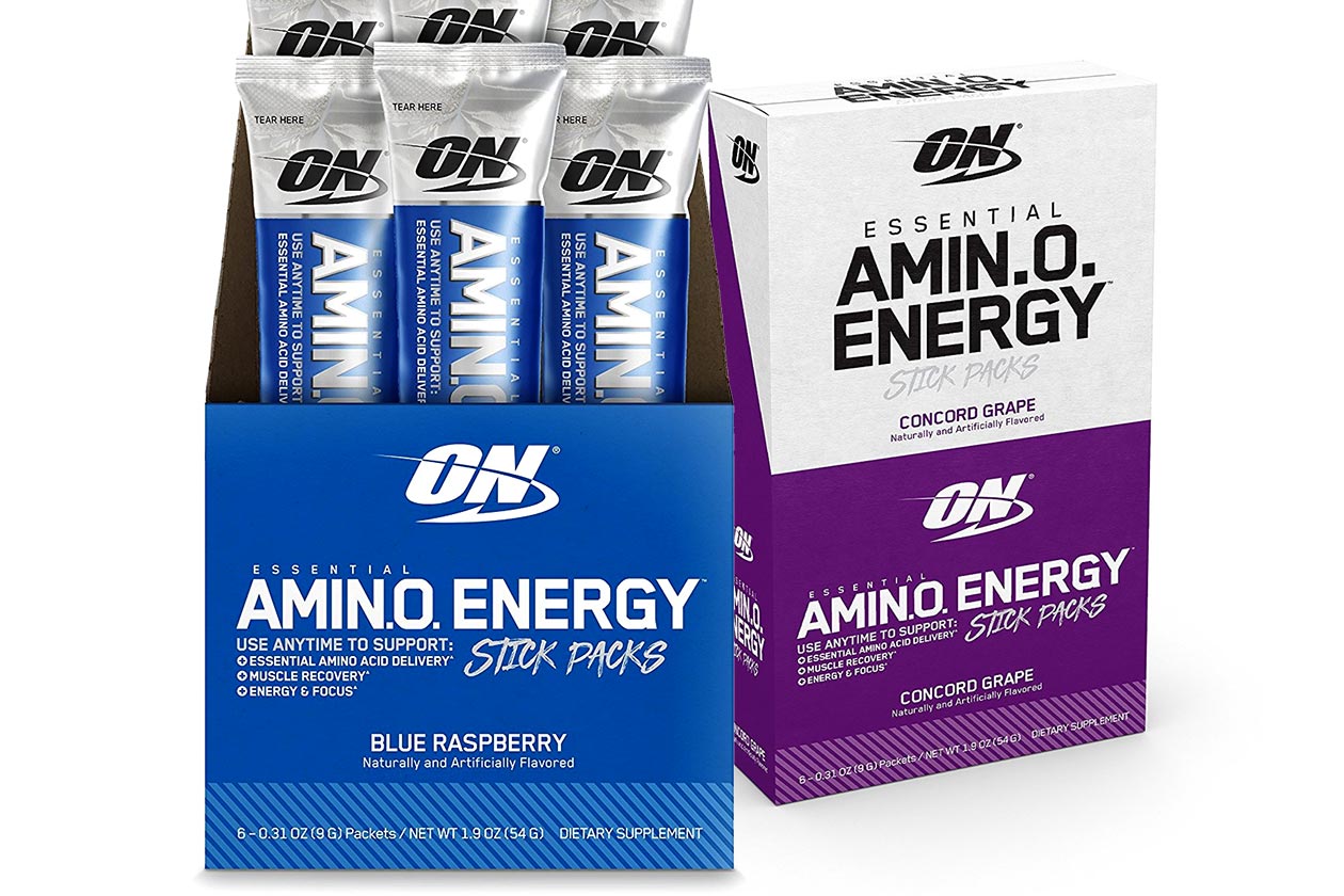 amino energy stick packs