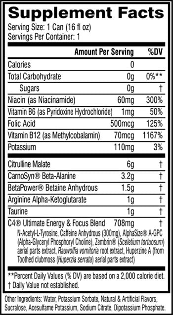Introducing Cellucor's more intense C4 Ultimate energy drink