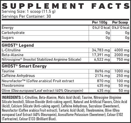 ghost legend uk