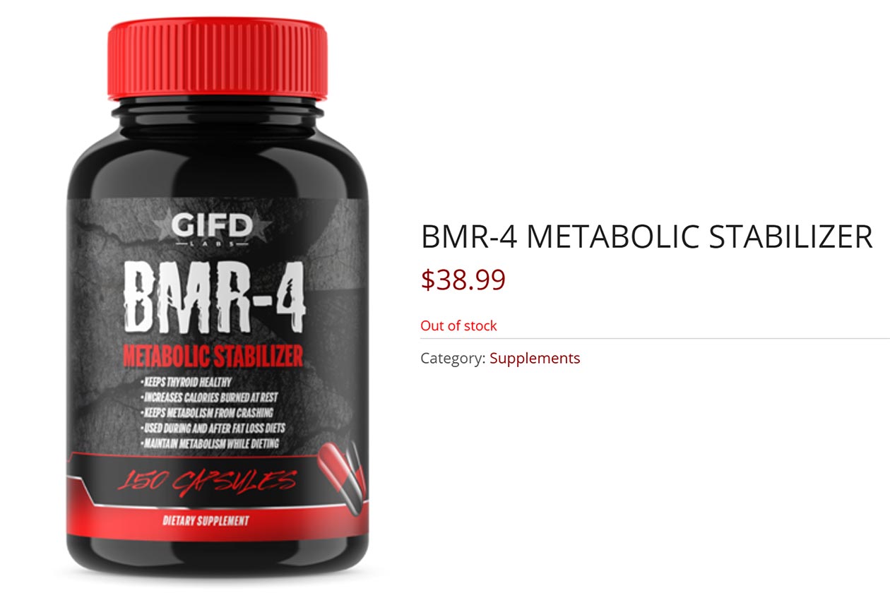 gifd labs bmr 4 sold out