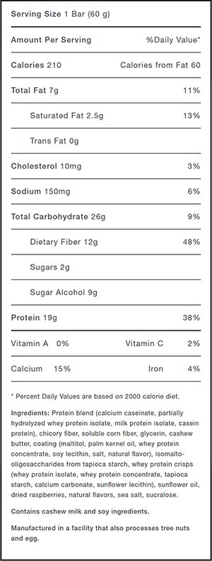 select protein bar