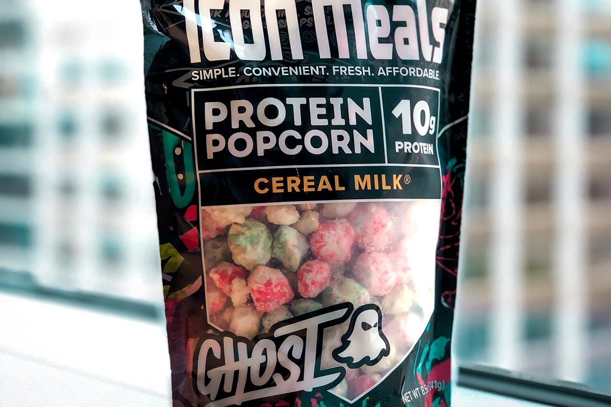 ghost whey protein popcorn