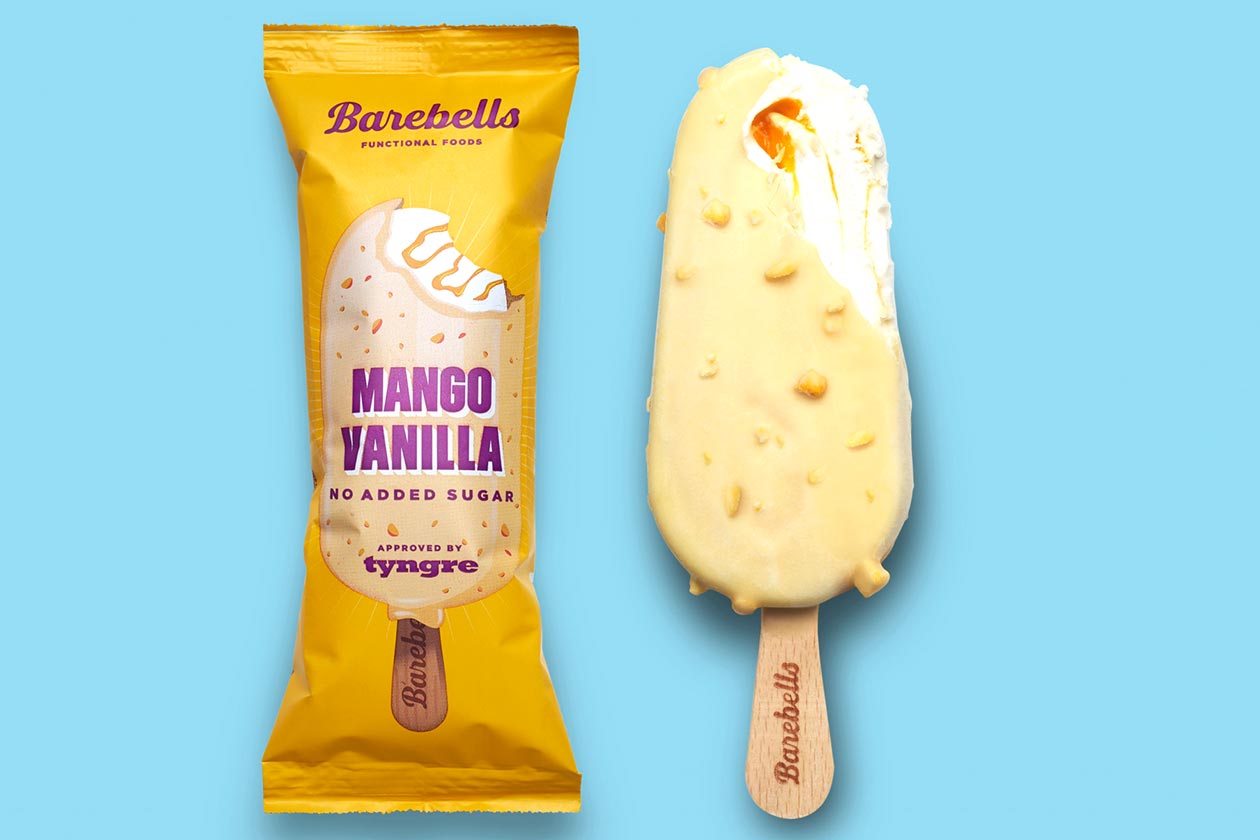 barebells mango vanilla protein ice cream