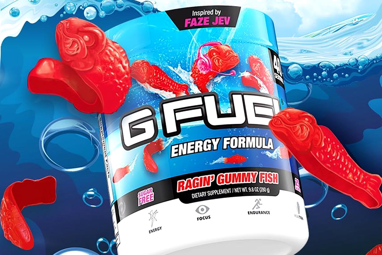 Faze Jev inspired Ragin' Gummy Fish G Fuel coming later this month - Stack3d