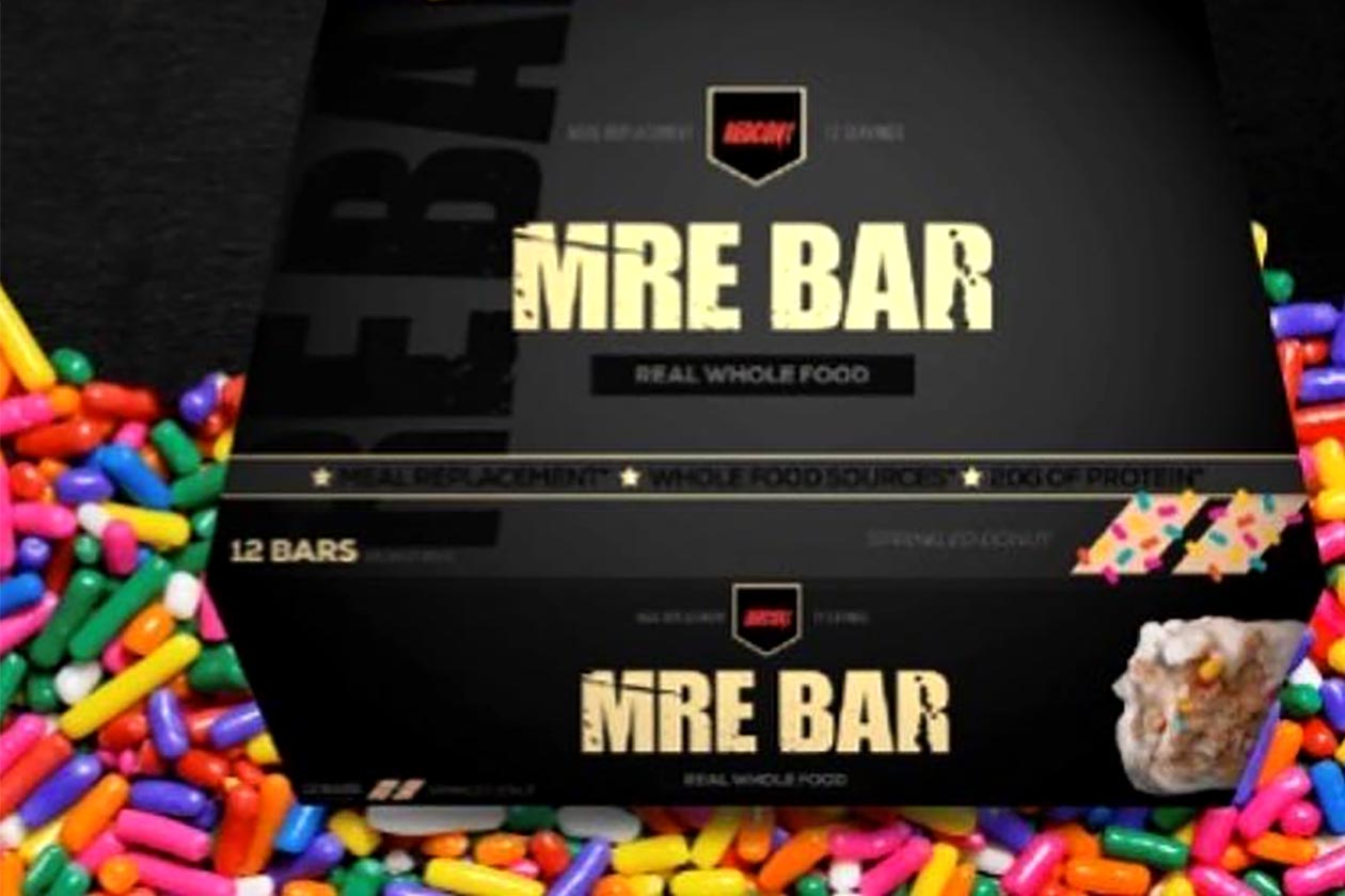 sprinkled donut mre bar