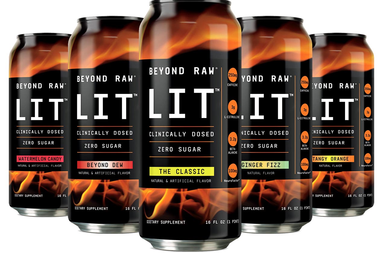 beyond raw lit energy drink