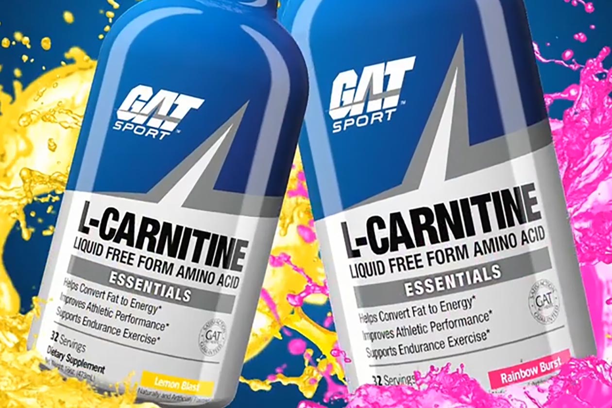 Rainbow Burst and Lemon Blast join GAT's liquid carnitine menu