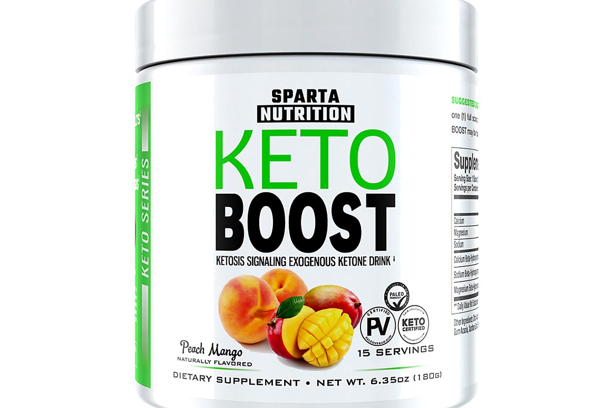 sparta nutrition keto boost