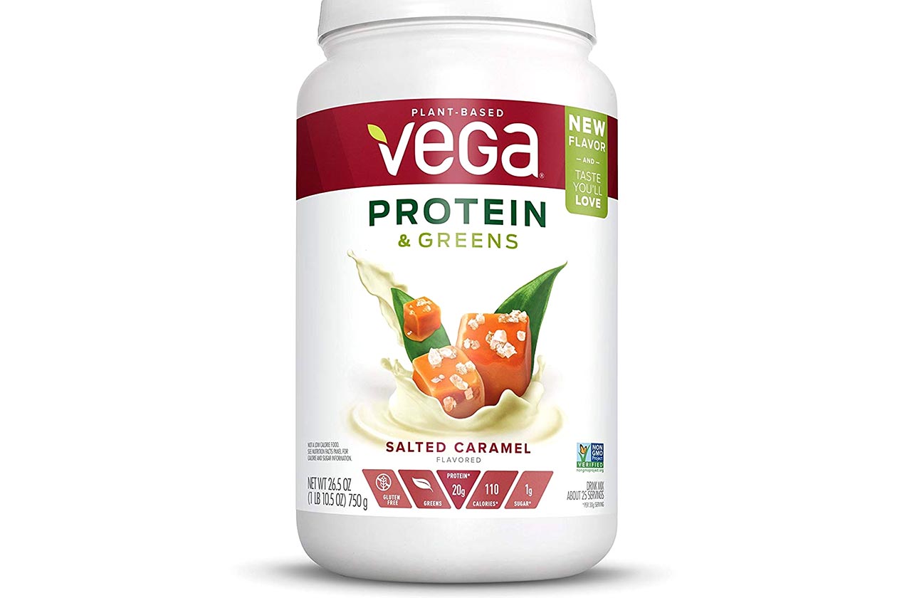 salted caramel vega protein greens