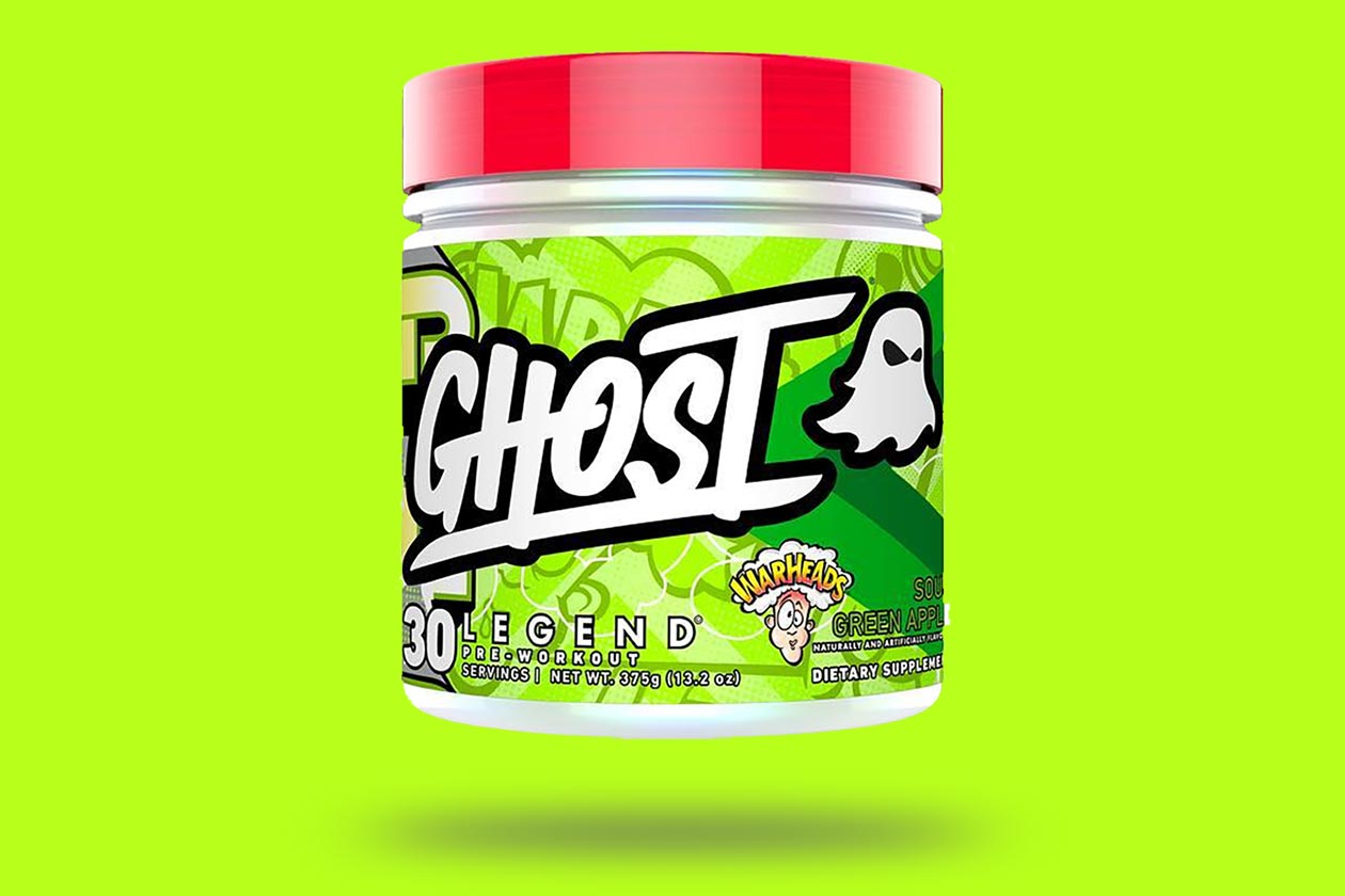 warheads sour green apple ghost legend