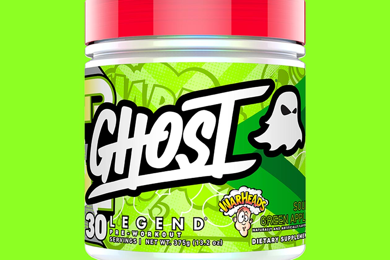 warheads sour green apple ghost legend