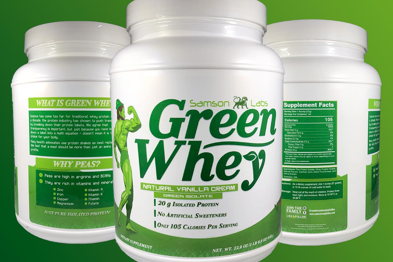 samson labs green whey