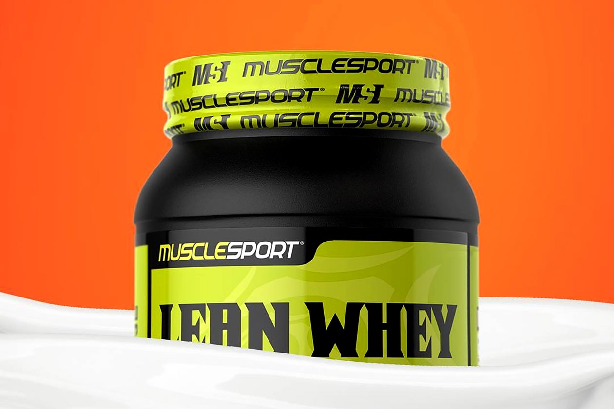muscle sport lean whey