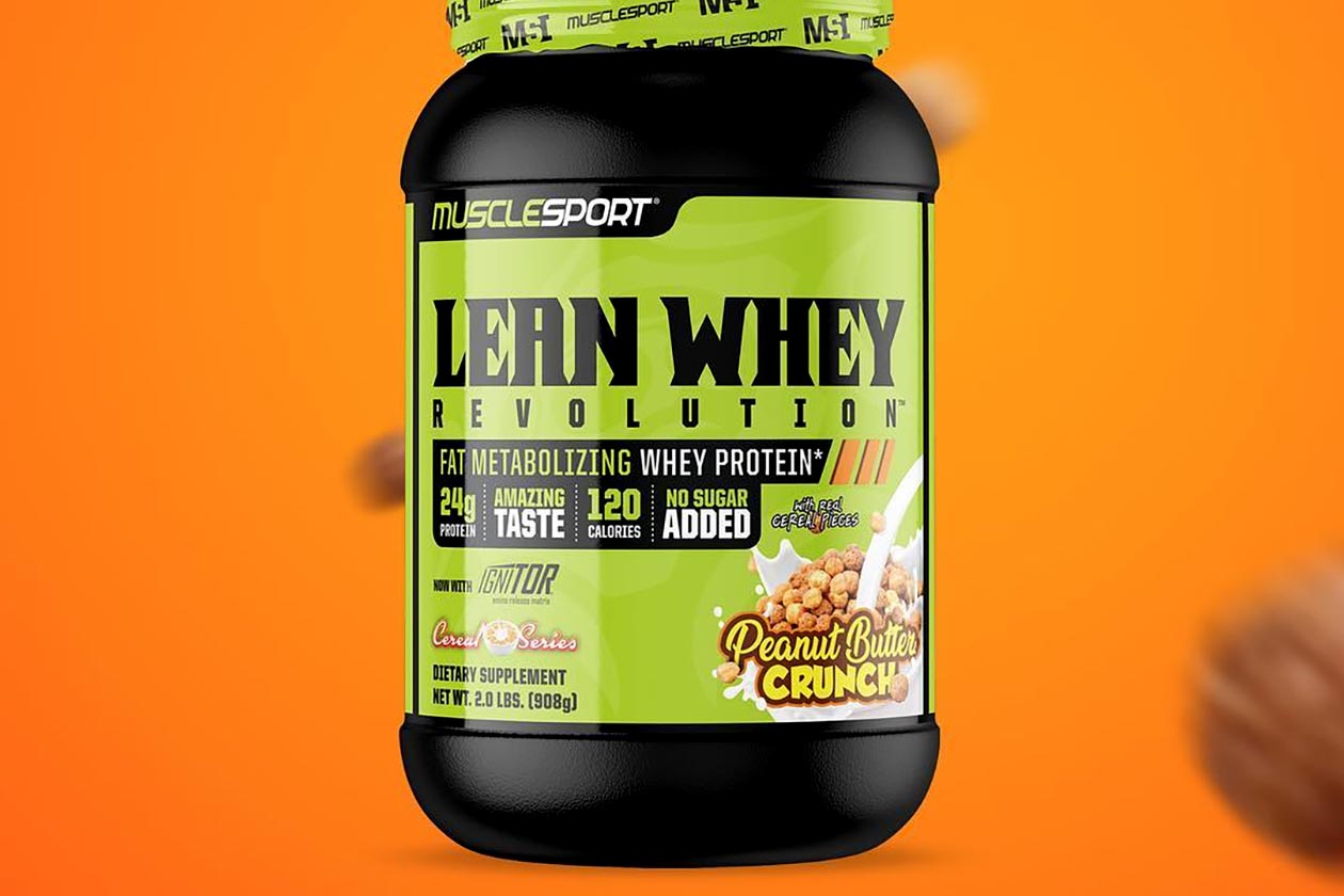 peanut butter crunch lean whey