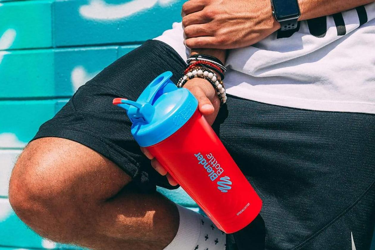BlenderBottle mixes a vibrant red and blue for its latest limited