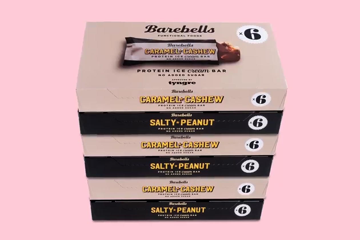 barebells protein ice cream bar boxes
