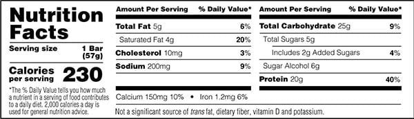 bsn candy cane protein crisp