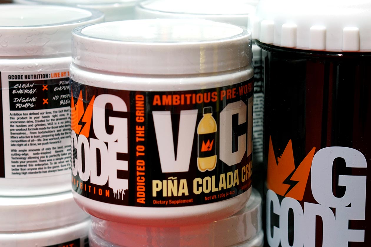 gcode nutrition pina colada vice