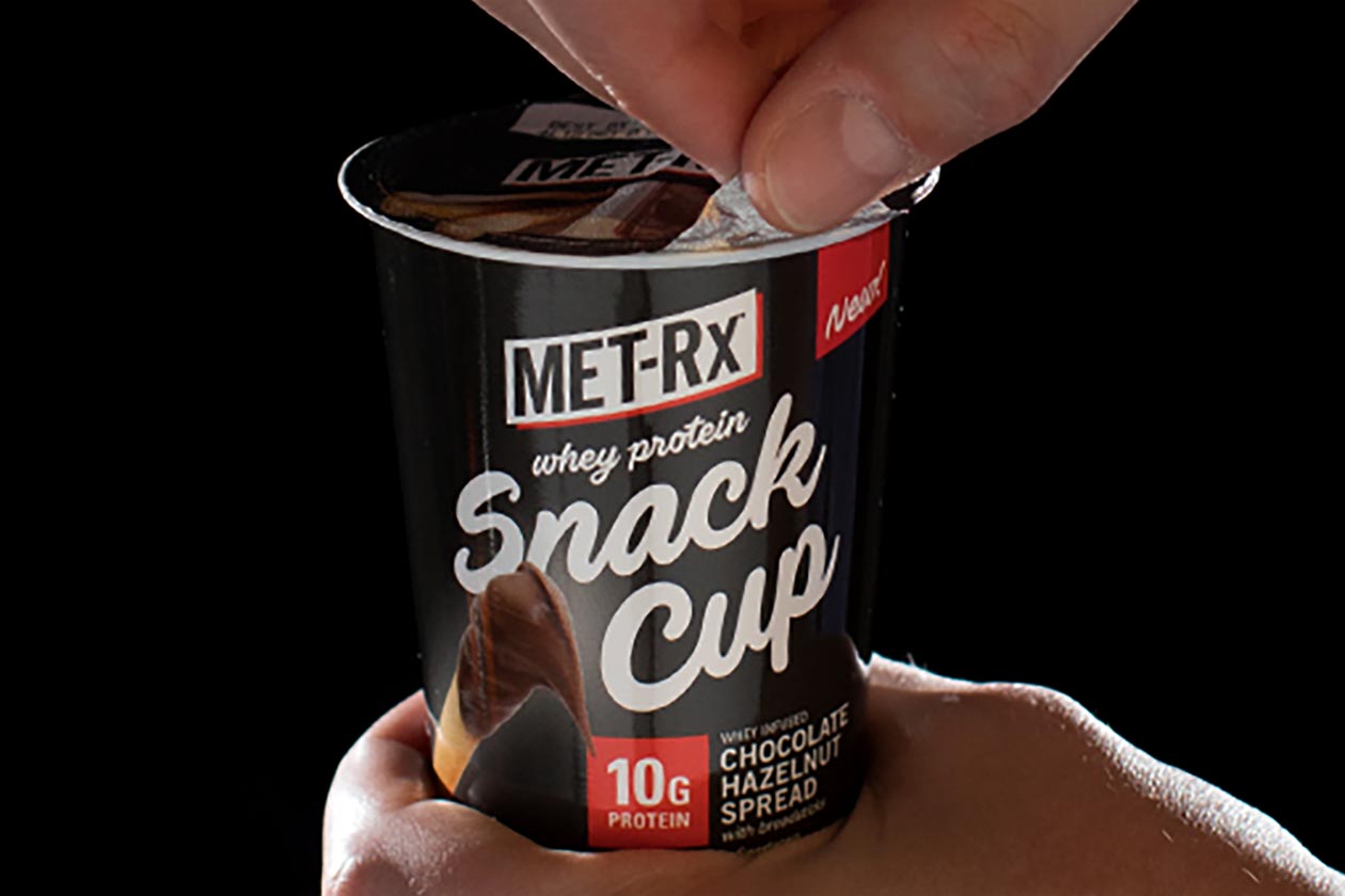 met-rx whey protein snack cup
