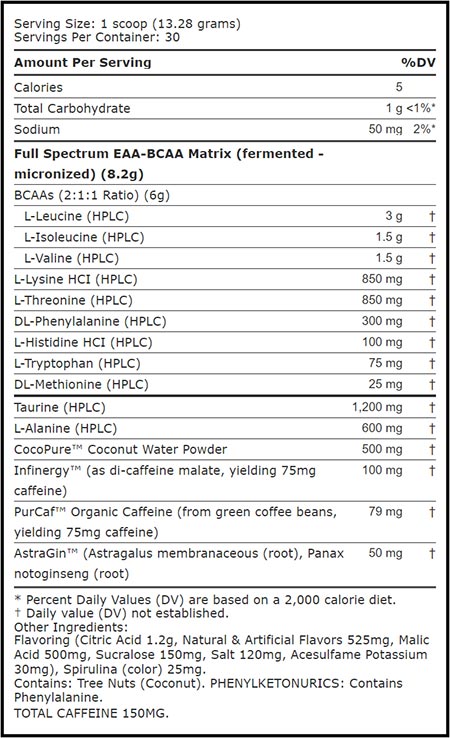 nutrabio eaa energy
