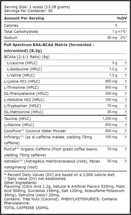 nutrabio eaa energy