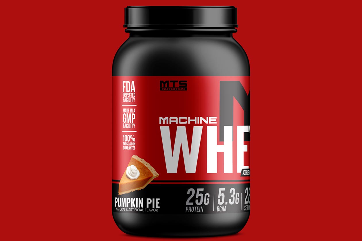 pumpkin pie machine whey