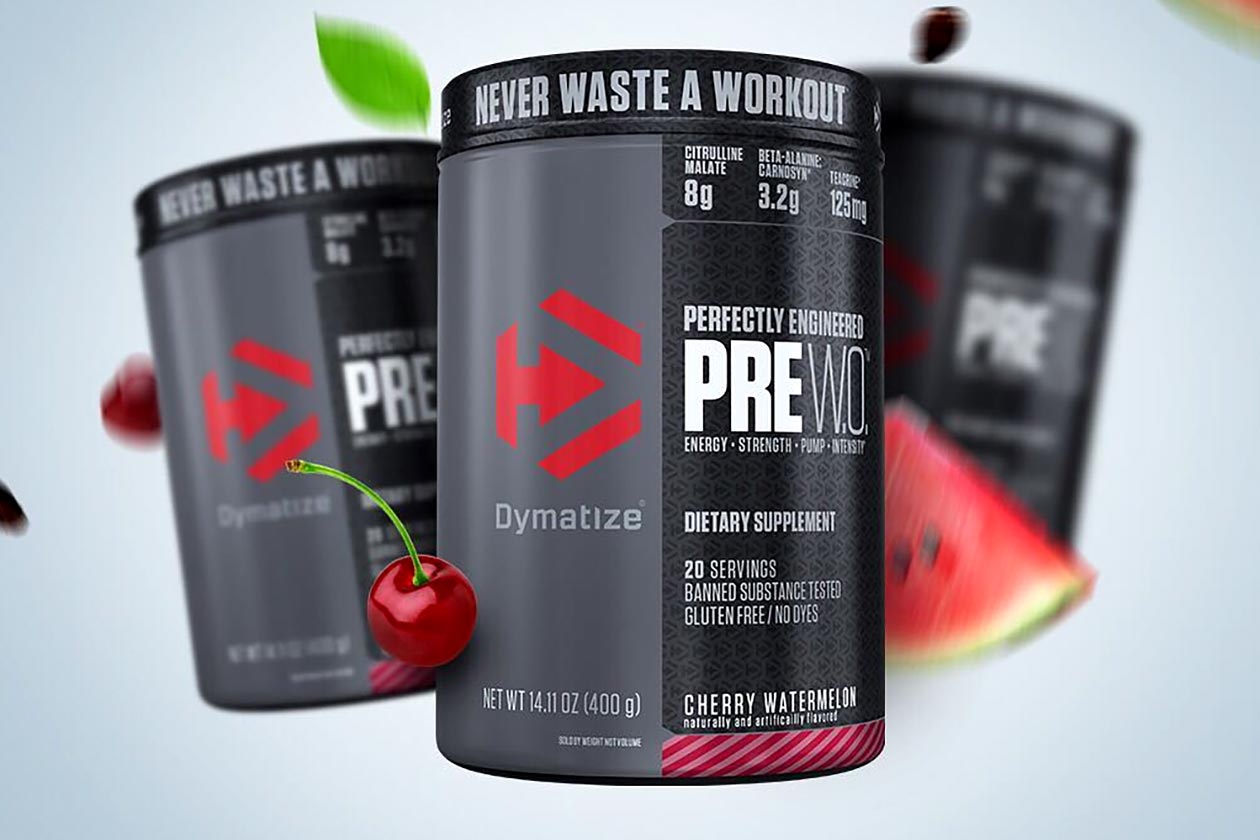 cherry watermelon dymatize pre wo