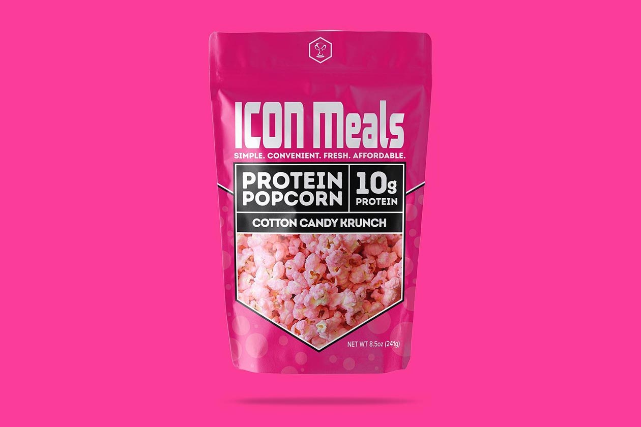 cotton candy protein popcorn