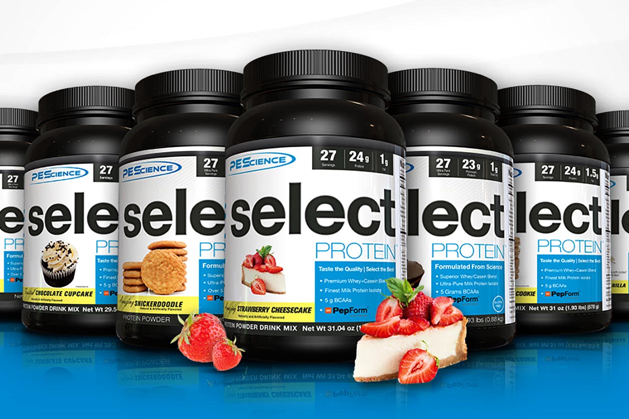 strawberry cheesecake pes select protein