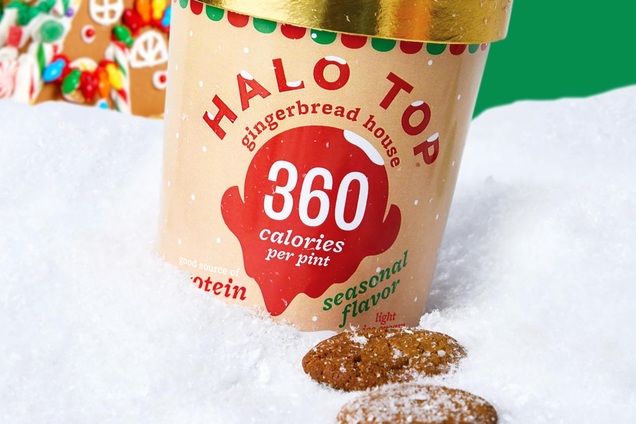 gingerbread house halo top