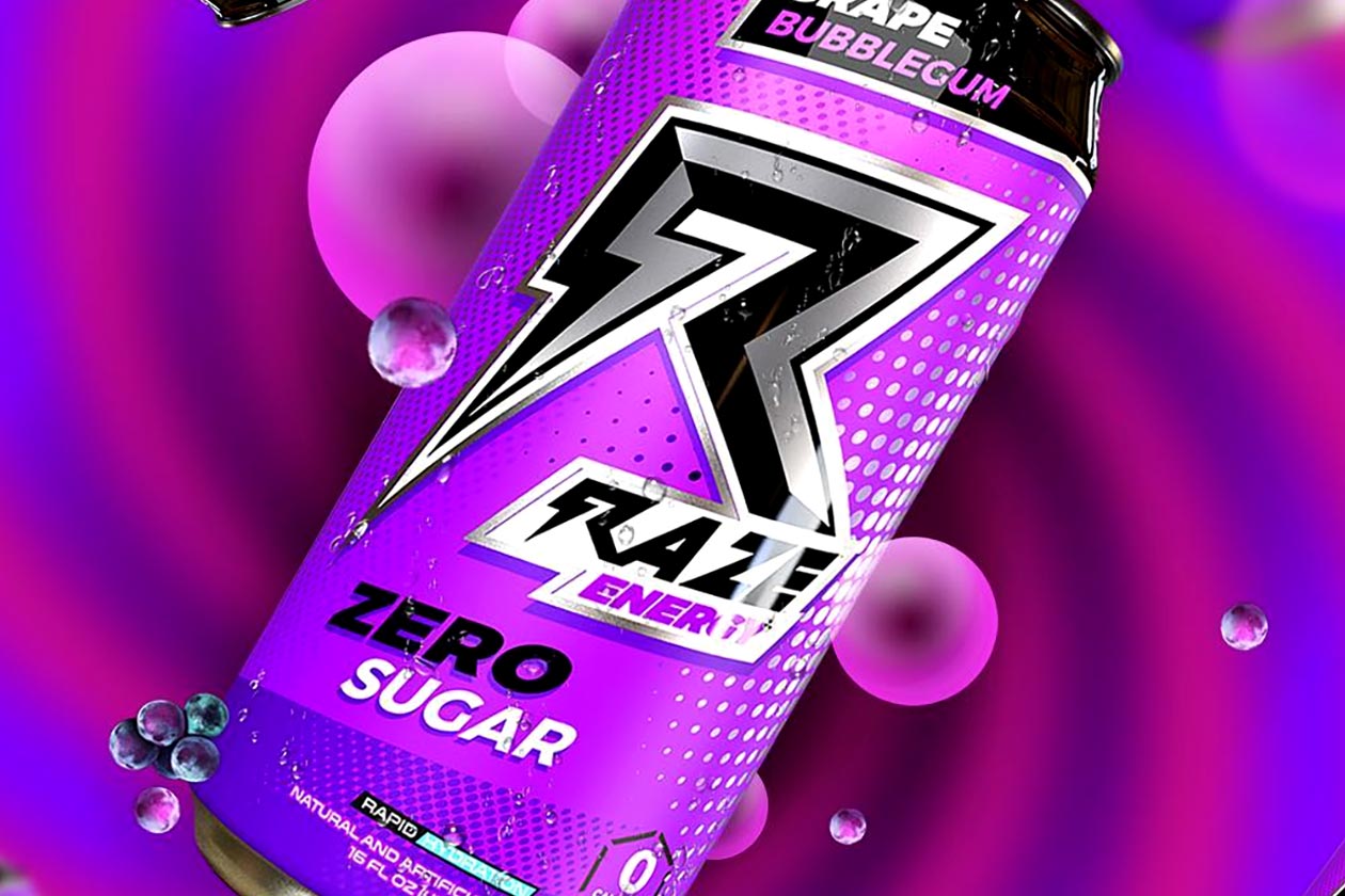 grape bubblegum raze energy