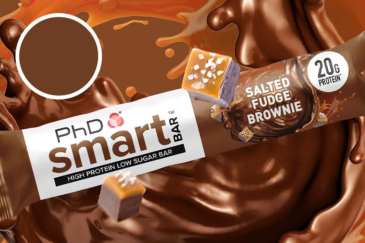 salted fudge brownie phd smart bar